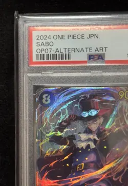 PSA 10 Sabo OP07-118 Alt Art One Piece Card Awakening of the New Era JP - Image 4