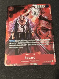 Squard OP02-009 SR Paramount War - One Piece Card - Image 1