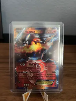 Heatran EX Team Plasma 13/116 Plasma Freeze Ultra Rare Holo Pokemon Card - Image 1