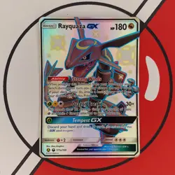 RAYQUAZA GX 177a/168 Hidden Fates Full Alternative Art Promo Pokemon Card MP - Image 1