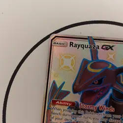RAYQUAZA GX 177a/168 Hidden Fates Full Alternative Art Promo Pokemon Card MP - Image 3