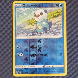 Oshawott 033/185 - Vivid Voltage - Common Reverse Holo Pokemon Card - NM - Image 1