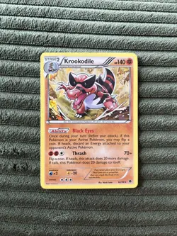 KROOKODILE Emerging Powers POKEMON Cracked Ice Holo 2011 Trading Card 62/98 - Image 1