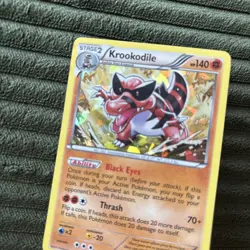 KROOKODILE Emerging Powers POKEMON Cracked Ice Holo 2011 Trading Card 62/98 - Image 2