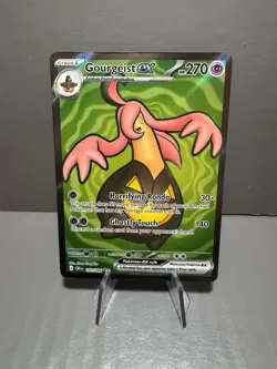 Pokemon Card - Gourgeist ex 102/086 Me04: Chaos Rising Holo Near Mint - Image 1