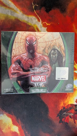 Marvel VS Web of SPIDER-MAN CCG Trading Cards Sealed WAX Box 1st Ed - Image 1
