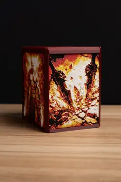 Kratos (God of War) themed Prism MTG Deck Box, EDH Commander Card Case - Image 3