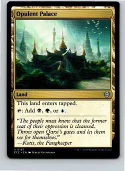 Magic the Gathering Opulent Palace Lorwyn Eclipsed Commander MTG Free Shipping! - Image 1