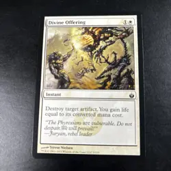 Magic the Gathering MTG Divine Offering (5) Mirrodin Besieged LP - Image 1