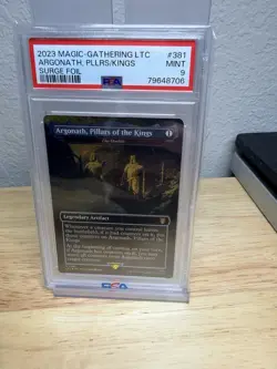 MTG SURGE FOIL The Ozolith / Argonath, Pillars of Kings LTC PSA 9 - Image 1