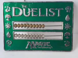 MTG The Duelist Abacus Life Counter Green Vintage 1996 VG #2 - Image 1