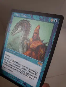 MTG Gilded Drake English Urza's Saga MT/NM #B - Image 5