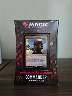 MTG Draconic Rage Commander Dungeons & Dragons Forgotten Realms Sealed NM - Image 1