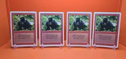 🔴🔴🔴 (4) 1994 MAGIC The Gathering KIRD APE REVISED 3RD EDITION PLAYED 🔴🔴🔴4 - Image 1