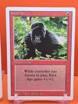 🔴🔴🔴 (4) 1994 MAGIC The Gathering KIRD APE REVISED 3RD EDITION PLAYED 🔴🔴🔴4 - Image 3