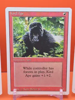 🔴🔴🔴 (4) 1994 MAGIC The Gathering KIRD APE REVISED 3RD EDITION PLAYED 🔴🔴🔴4 - Image 4
