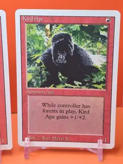 🔴🔴🔴 (4) 1994 MAGIC The Gathering KIRD APE REVISED 3RD EDITION PLAYED 🔴🔴🔴4 - Image 5