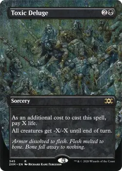 MTG - FOIL - Toxic Deluge (Borderless) Double Masters - Pack Fresh/NM - Image 1