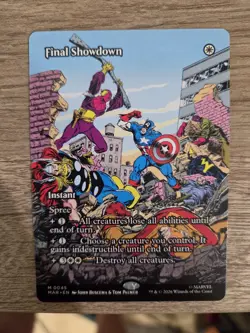 Final Showdown (Borderless) Marvel Universe Eternal-Legal Regular - Image 1