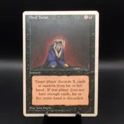 MTG Mind Twist - 4th Edition Heavily Played English - Image 1