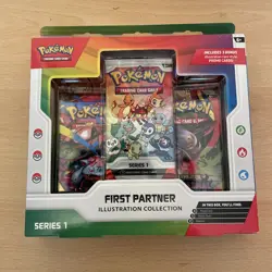 Pokemon TCG First Partner Illustration Collection Series 1 Sealed Box - Image 1