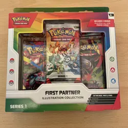 Pokemon TCG First Partner Illustration Collection Series 1 Sealed Box - Image 3