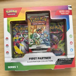 First Partner Illustration Collection Box Series 1 Pokemon TCG Sealed - Image 1