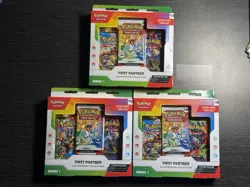 Pokemon TCG First Partner Illustration Collection Series 1 Box Lot x3 Sealed - Image 2