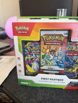Pokemon TCG First Partner Illustration Collection Series 1 Box Factory Sealed - Image 1