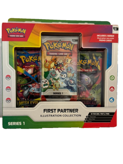Pokemon TCG First Partner Illustration Collection Series 1 SEALED Box - Image 1