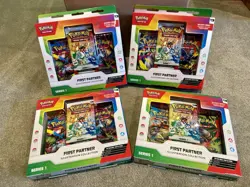 Box of 4x Sealed Pokemon TCG First Partner Illustration Collection Series 1 - Image 2