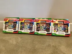 Box of 4x Sealed Pokemon TCG First Partner Illustration Collection Series 1 - Image 3