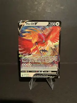 Ho-Oh V - Silver Tempest - Ultra Rare 140/195 Near Mint Pokemon TCG NM - Image 1