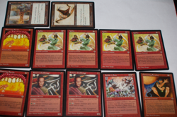 MTG 12x Mirage red agility artifact magic cards MP - Image 1