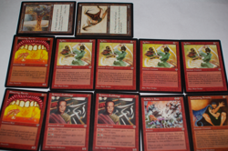 MTG 12x Mirage red agility artifact magic cards MP - Image 2