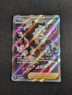 Pokemon Piers 187/189 Full Art Swsh03: Darkness Ablaze NM - Image 1