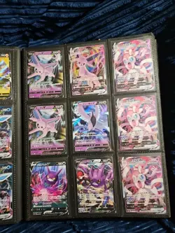 Pokemon Pikachu Ultra Pro Black Binder with 197 Japanese and Spanish Cards. - Image 5