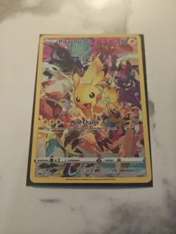 Pokemon TCG Pikachu Secret Rare Full Art Holo EN 160/159 CZ 70HP - Image 1