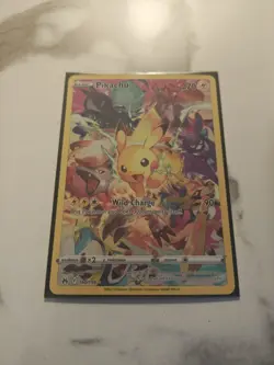 Pokemon TCG Pikachu Secret Rare Full Art Holo EN 160/159 CZ 70HP - Image 3