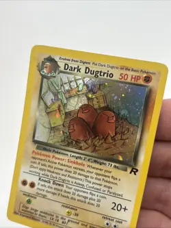 Pokemon Dark Dugtrio Holo Rare Card 6/82 Unlimited Edition English Team Rocket - Image 3
