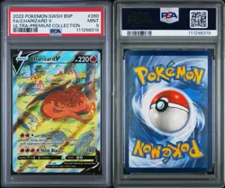 2022 POKEMON SWSH BLACK STAR PROMO #262 FULL ART CHARIZARD VSTAR PSA 9 MINT - Image 3