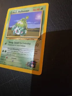 2000 Pokemon Gym Challenge WOTC Erika's Bulbasaur 39/132 MP - Image 4