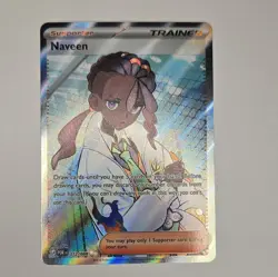 The Pokemon Company Naveen 112/088 Secret Rare Holo Full Art EN - Image 1