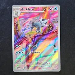 Pokemon Arctibax 209/193 Paldea Evolved Illustration Rare - Image 1