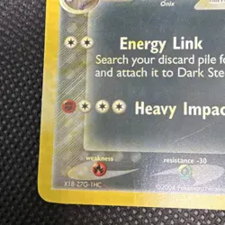 Pokemon Dark Steelix 10/109 Team Rocket Returns Holo Rare 110HP - Image 4