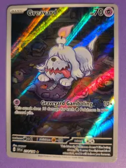 The Pokemon Company Greavard 214/198 SV01 Illustration Rare Holo English - Image 1