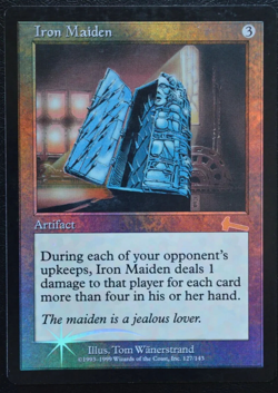 Iron Maiden FOIL Magic The Gathering MTG Card - NM - Image 1