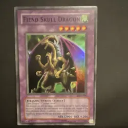 Konami Yu-Gi-Oh! TCG Fiend Skull Dragon LCKC-EN079 Secret Rare Foil Unl - Image 1