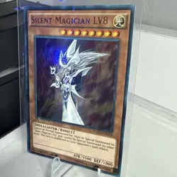 Silent Magician LV8 YGLD-ENC04 Ultra Rare 1st Edition Near Mint - Image 2
