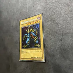 Tri-Horned Dragon (LOB-000) YUGIOH (poor) - Image 3